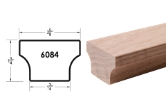 6084 wooden stair handrail