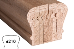 6210-B wooden stair handrail