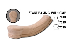 7021 wooden stair handrail