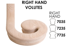 7035 wooden stair handrail
