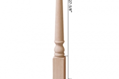 Stair parts wood newels - 4010-sp