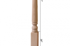 Stair parts wood newels - 4010