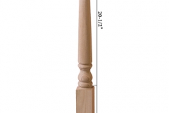 Stair parts wood newels - 4040