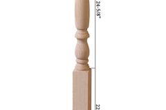 Stair parts wood newels - 4140