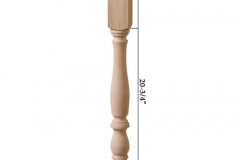 Stair parts wood newels - 4170