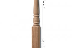 Stair parts wood newels - 4270-SP