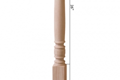 Stair parts wood newels - 4310
