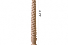 Stair parts wood newels - 4442-tw