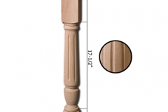 Stair parts wood newels - 4475