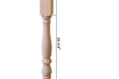 Stair parts wood newels - 5170