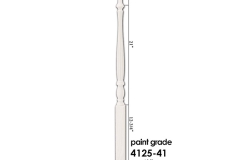 4125-41 wooden balusters