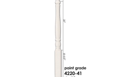 4220-41 wooden balusters