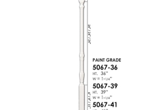 5067 wooden balusters