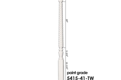 5415-41-TW wooden balusters