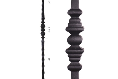 HF1.1.10 Iron Newel Stair Part