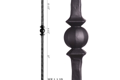 HF1.1.15 Iron Newel Stair Part