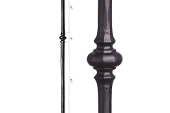 HF1.1.9 Iron Newel Stair Part