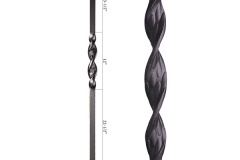 HF16.5.7 Iron Newel Stair Part