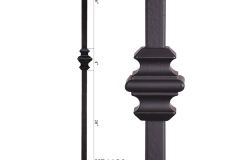 HF16.5.9 Iron Newel Stair Part