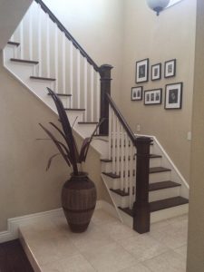 Wooden stair parts and remodel