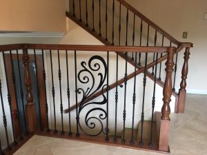 Stair parts wrought iron