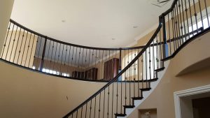 Wrought iron stair parts