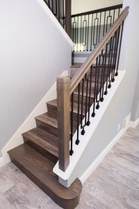 Wrought iron stair parts