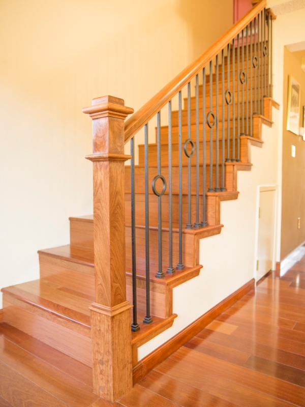 wood newels and stair parts
